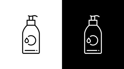 Lotion White Icon Set Design