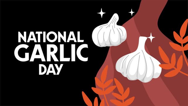 National Garlic Day with delicious garlic