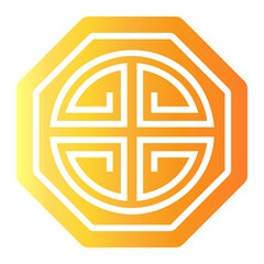 chinese new year Gradient icon