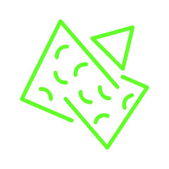 abstract memphis shape retro element