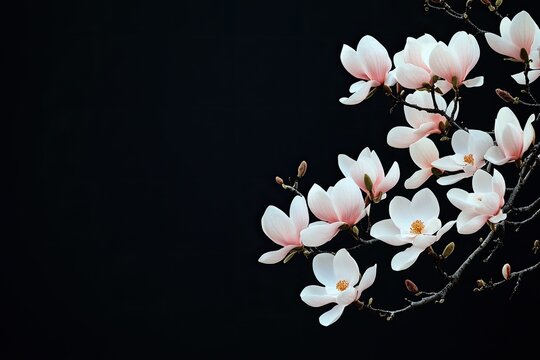 A serene landscape featuring a tranquil lake nestled amidst lush greenery, with a majestic mountain range in the distance, under a clear blue sky.