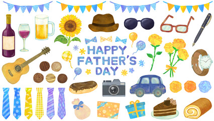 父の日のイラストセット