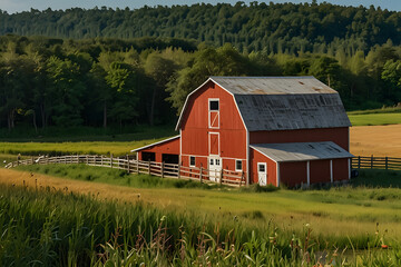 red barn
