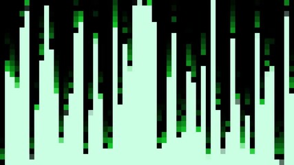 Seamless loop of falling digital data streams. Abstract technology code rain for futuristic themes. - Powered by Adobe