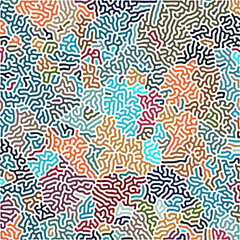 Fototapeta premium ABSTRACT COLORFUL LINES TURING PATTERN ROUGH DESIGN REACTION DIFFUSION BACKGROUND VECTOR GOOD FOR WALLPAPER, COVER,POSTER 