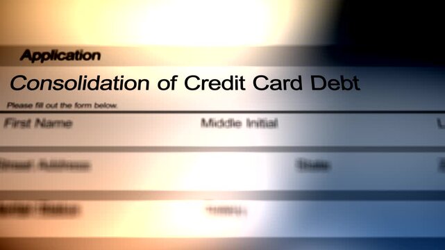 Consolidation of Credit Card Debt
