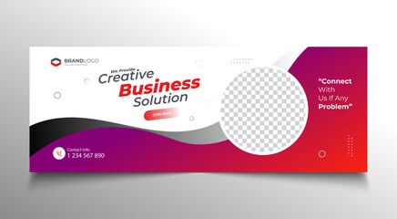 Banner template for business, corporate, marketing, and social media promotion