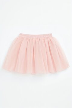 Pink tulle skirt