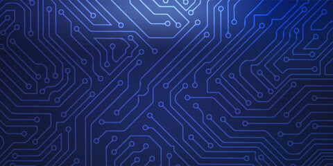 Digital technology futuristic internet network connection dark black background, blue abstract cyber information communication,,innovation future tech, line illustration vector 3d