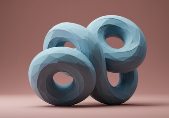 An intricate three dimensional model featuring complex, non-repeating curves and angles. This unique structure challenges standard geometry ,geometry ,fluid ,digital