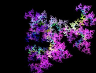 Imaginatory fractal abstract background Image