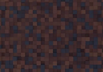 Naklejka premium A chaotic arrangement of colorful square blocks creating a dynamic, retro digital mosaic background texture for modern design projects ,texture ,Pixel ,pattern