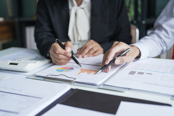 Business People Meeting Design Ideas professional investor working new start up project. Concept. business planning in office