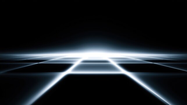 bright matrix over shadowed background, radiant grid pattern on dim surface with neon accents - Powered by Adobe