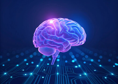 3d rendered illustration of human brain