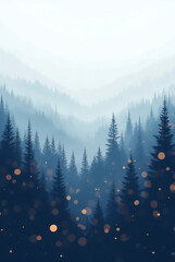 morning in the mountains