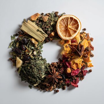 a flavour wheel for the German herbal krauterlikor