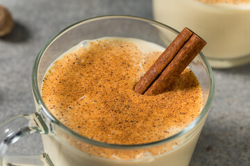 Warm Festive Christmas Eggnog Punch