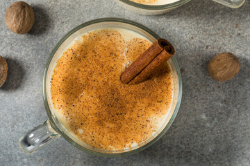 Warm Festive Christmas Eggnog Punch