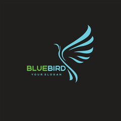 abstract bird logo