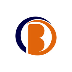 B logo with circle