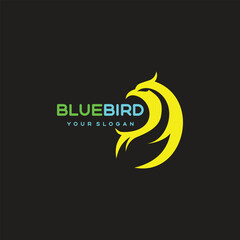 bird abstract business logo