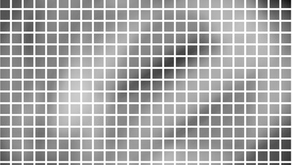 White Grid Pattern Background with Radial Gradient. Abstract Technology and Digital Data Vector Texture