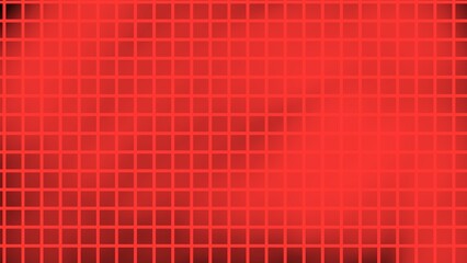 Red Grid Pattern Background with Radial Gradient. Abstract Digital Warning or Energy Vector Texture