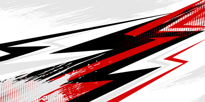 racing stripes red flash decals car