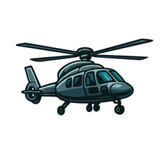 A medical rescue helicopter used for emergency transportation of patients.
