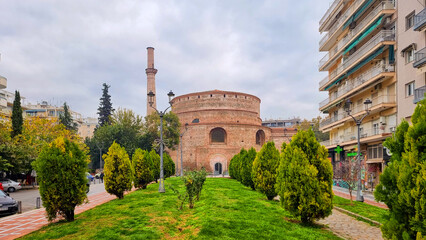 salonica rotonda church in the center of the city  greece