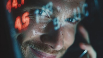 Harnessing modern tools: a seasoned pro's standout pose. Busines