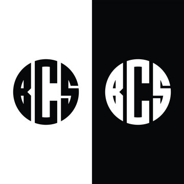 Letter BCS Monogram Logo Design Vector Stock Vector.