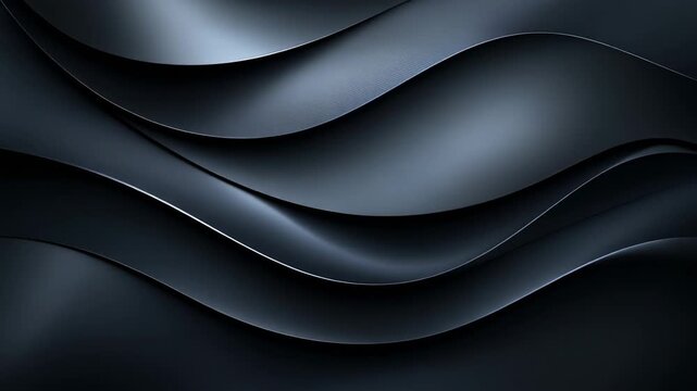 Elegant black wave pattern background for modern design and creative projects