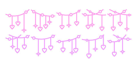 Mother's Day Neon Heart Decoration