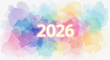 Watercolor Splash Colorful 2026