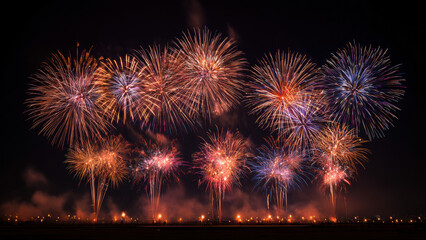 Premium Bokeh Firework Celebration Backgrounds