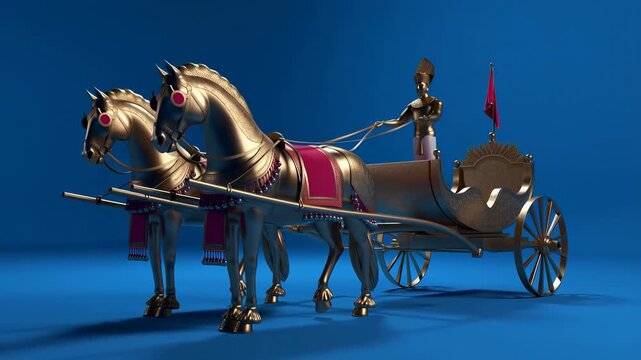 Persian King&rsquo;s Royal Nisean Chariot

Elegant, powerful chariots pulled by elite Nisean horses&mdash;used by Achaemenid emperors and symbolizing supreme imperial authority.