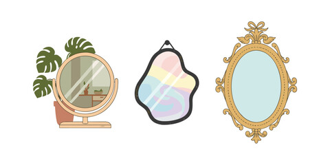 Various mirrors collection offering diverse styles for home decor
