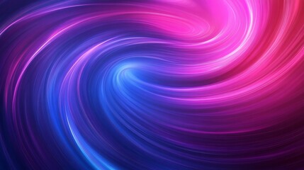 Obraz premium Glowing abstract swirl motion with vibrant blue and bright magenta light trails