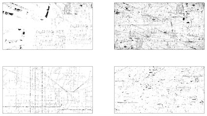 Abstract grunge concrete wall distressed texture background, Grunge material monochrome set textures with dirty old surfaces.
