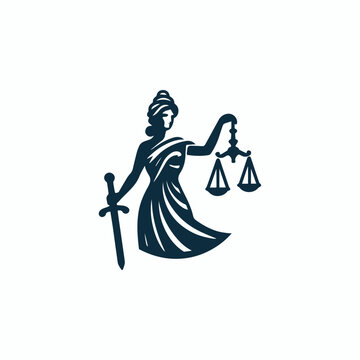 Themis Justice Goddess Logo