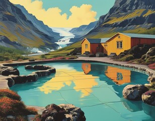 lake in the mountains