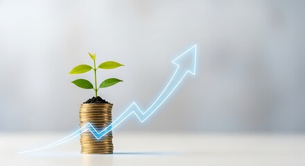 The Visual Representation of Financial Growth and Investment Success