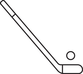 Hockey Stick Icon Vector Ice Hockey Stock Vector