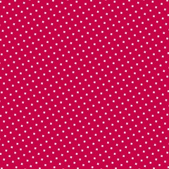 Red and White Polka Dot Pattern – Bold Classic Seamless Background.