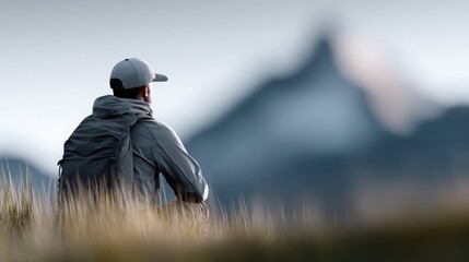 young man in a gas mask