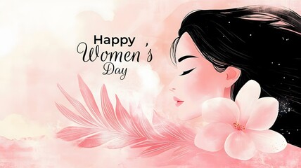 Happy Women&rsquo;s Day Floral Design