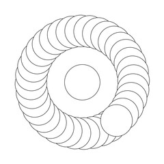 High-resolution black and white mandala pattern suitable for wall art, digital printing, textile design, and decorative artwork. Intricate symmetrical design with detailed floral elements.