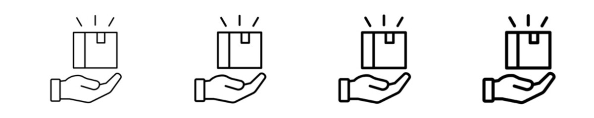 Quantity Supplied  Icon Set Different Style Collection
